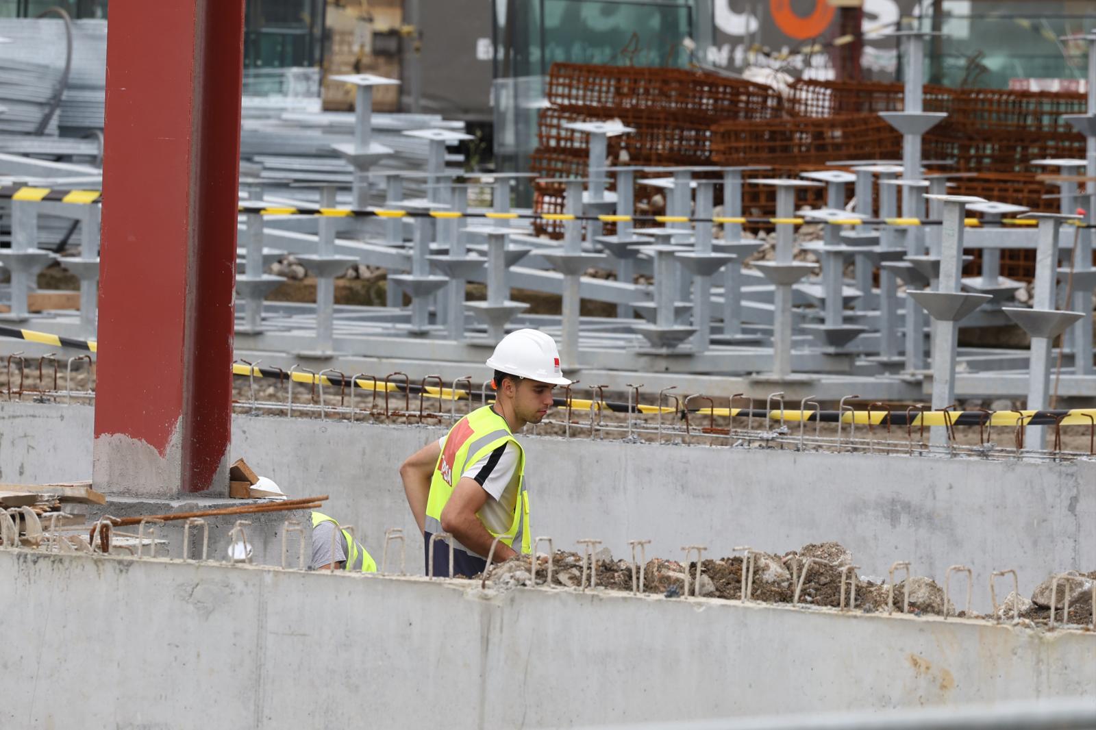 Visita a las obras de la estación de Irun