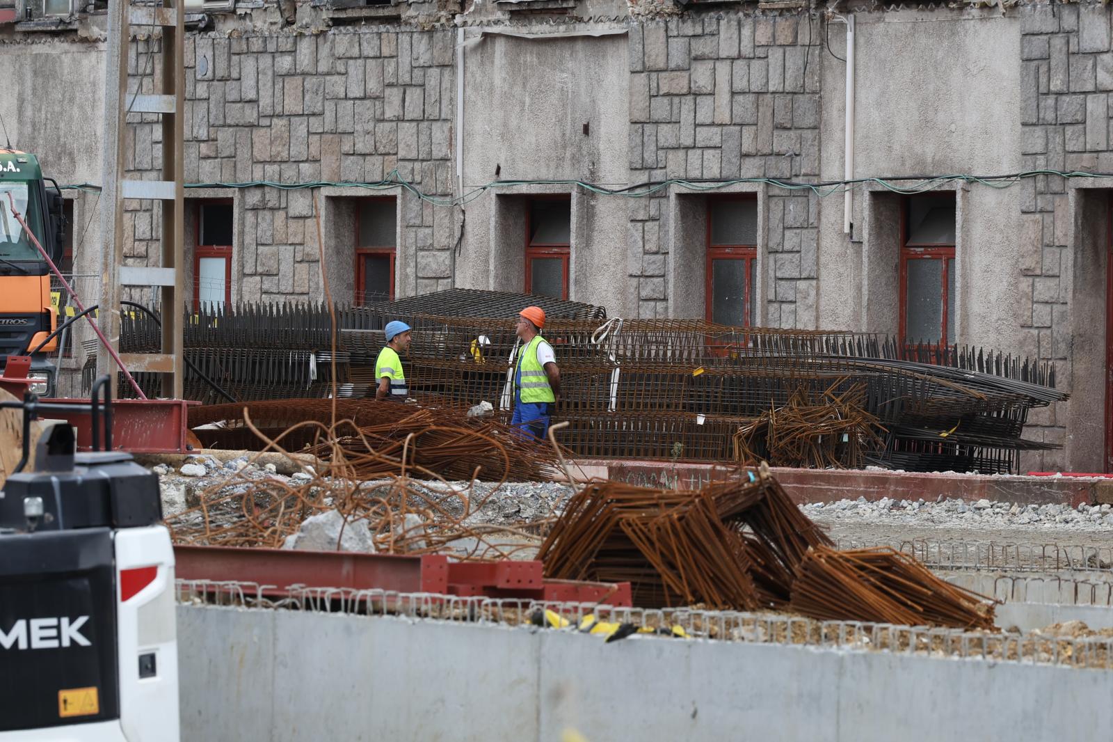 Visita a las obras de la estación de Irun
