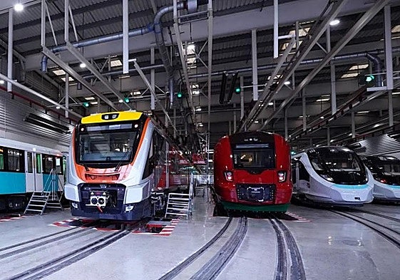 Nave de pruebas de la compañía ferroviaria CAF en Beasain.