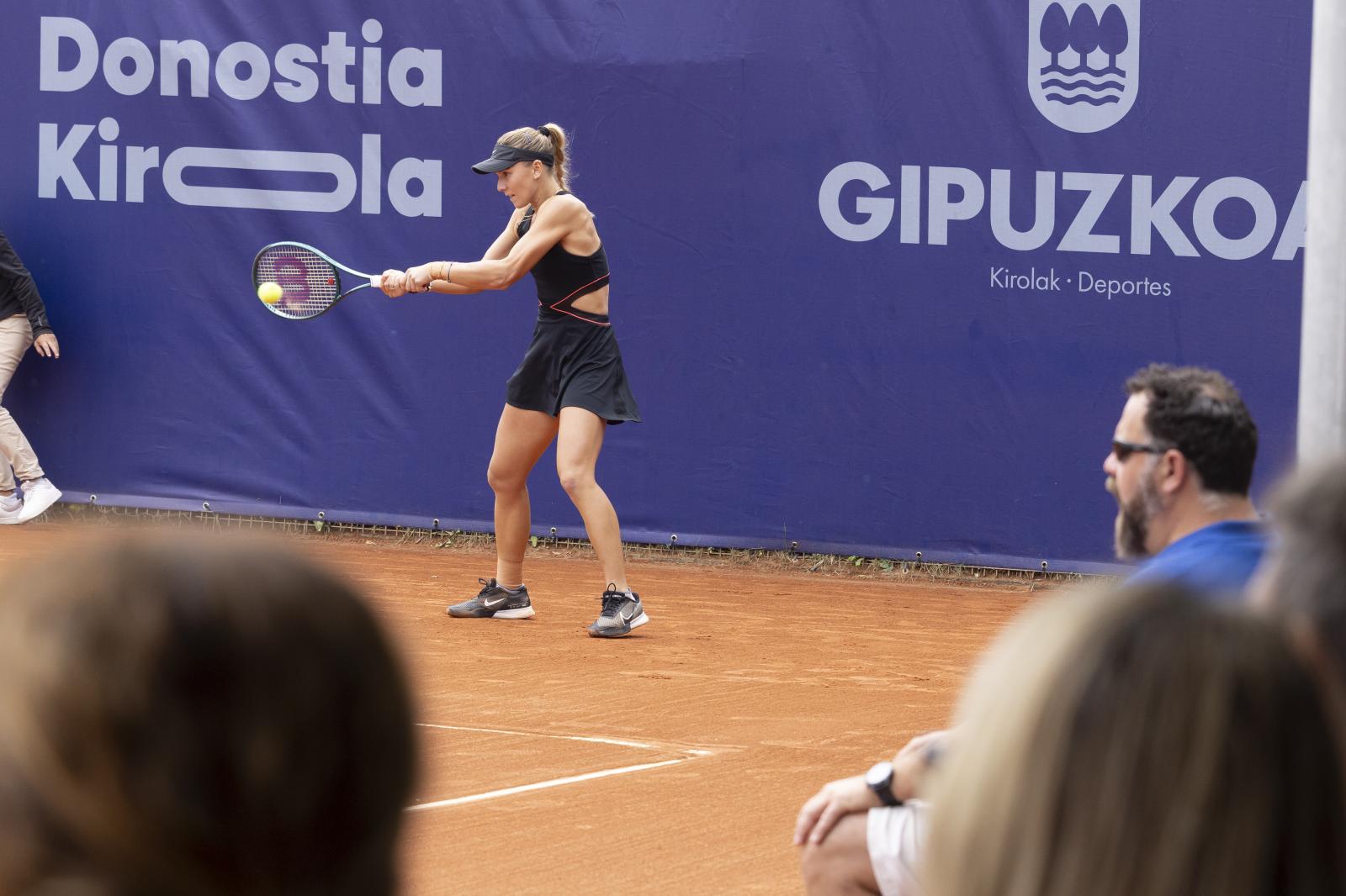 Gran ambiente en la final del torneo WTA de Donostia