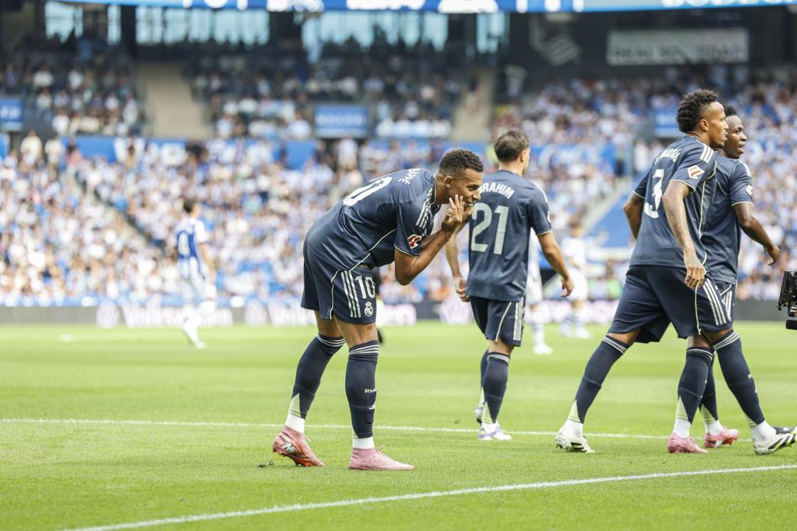 Las mejores imágenes del Real Sociedad - Real Madrid en Anoeta