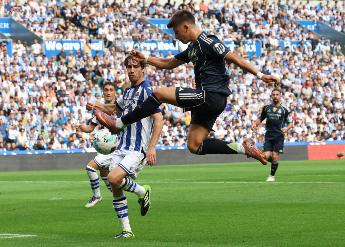 Las mejores imágenes del Real Sociedad - Real Madrid en Anoeta