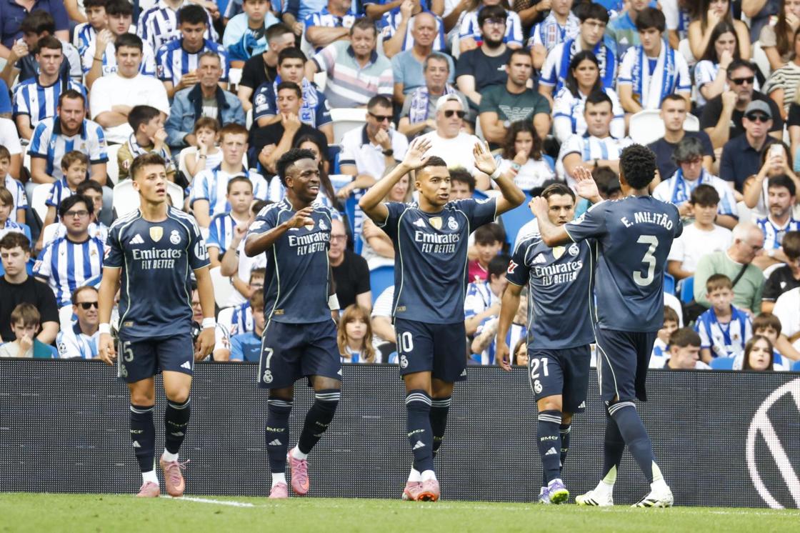 Las mejores imágenes del Real Sociedad - Real Madrid en Anoeta