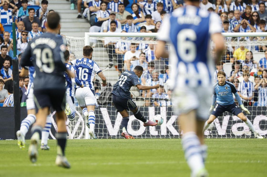 Las mejores imágenes del Real Sociedad - Real Madrid en Anoeta