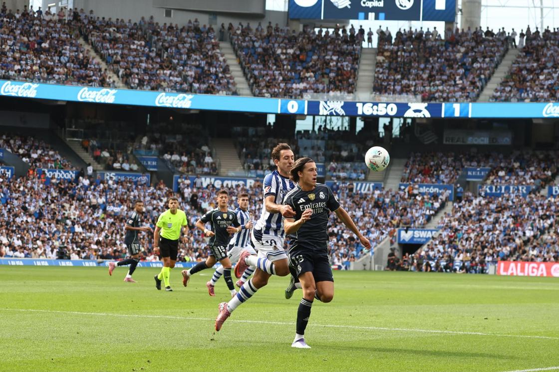 Las mejores imágenes del Real Sociedad - Real Madrid en Anoeta