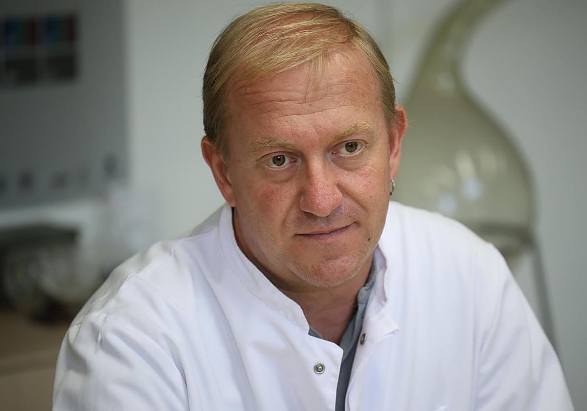 Matxain, en un momento de la conversación.