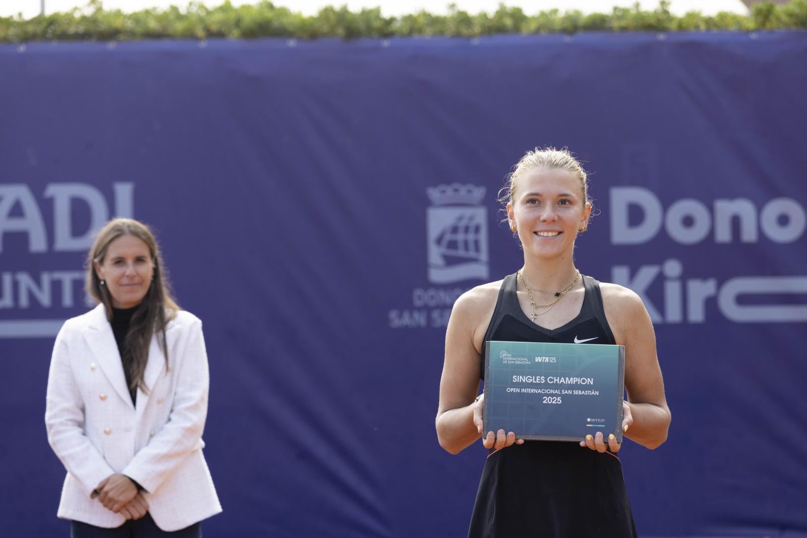 Gran ambiente en la final del torneo WTA de Donostia
