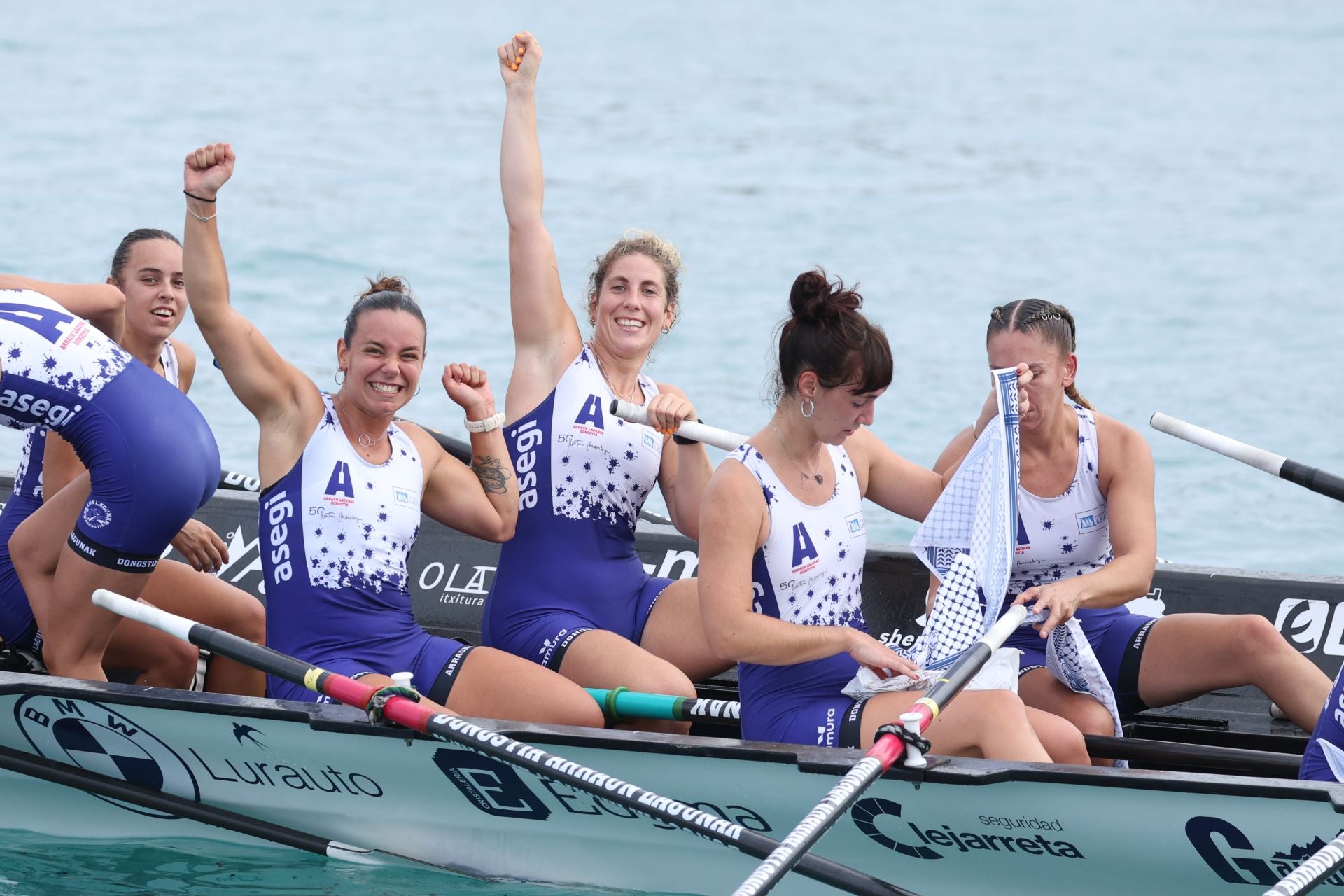 La celebración de Arraun Lagunak, en imágenes