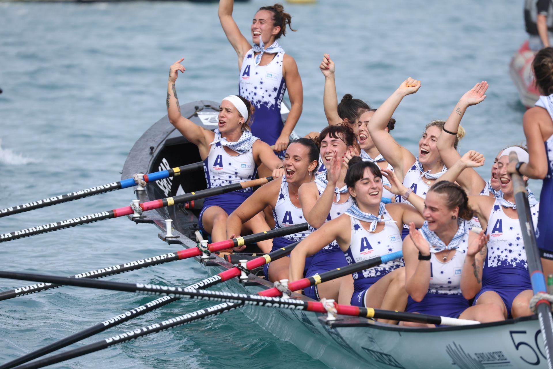 La celebración de Arraun Lagunak, en imágenes