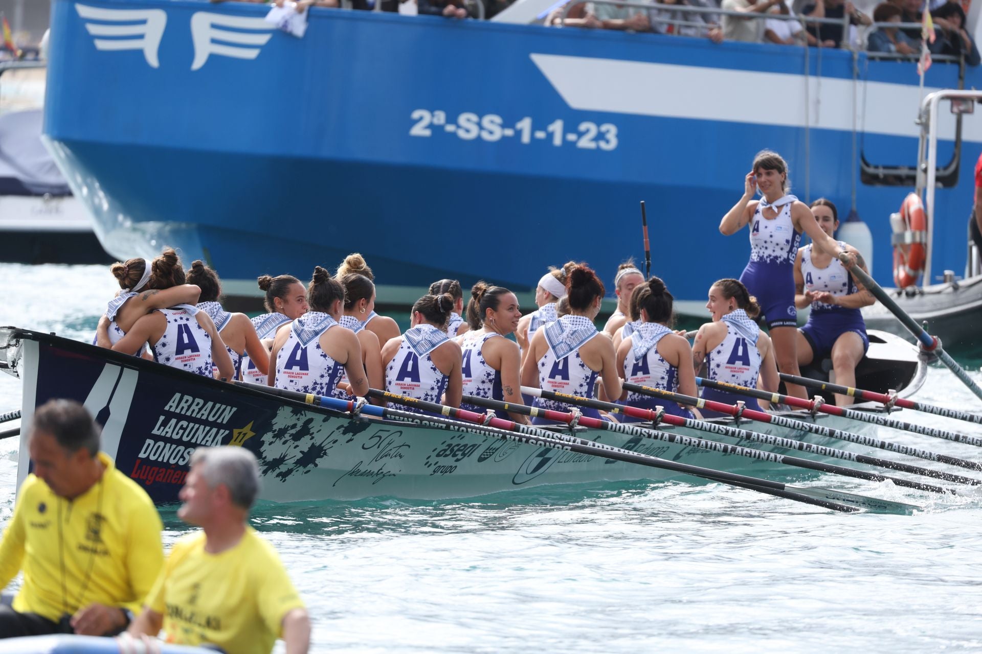 La celebración de Arraun Lagunak, en imágenes