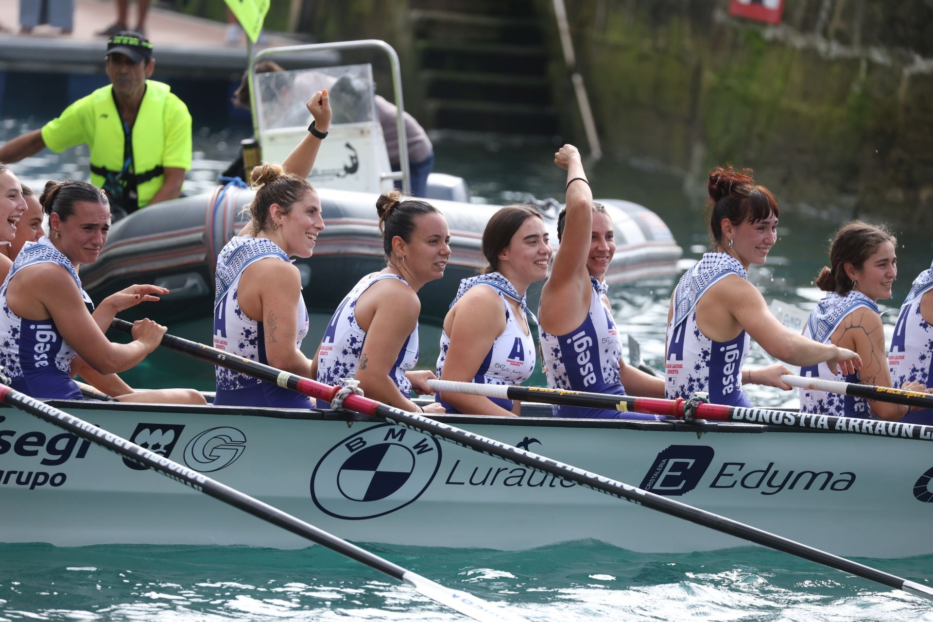 La celebración de Arraun Lagunak, en imágenes