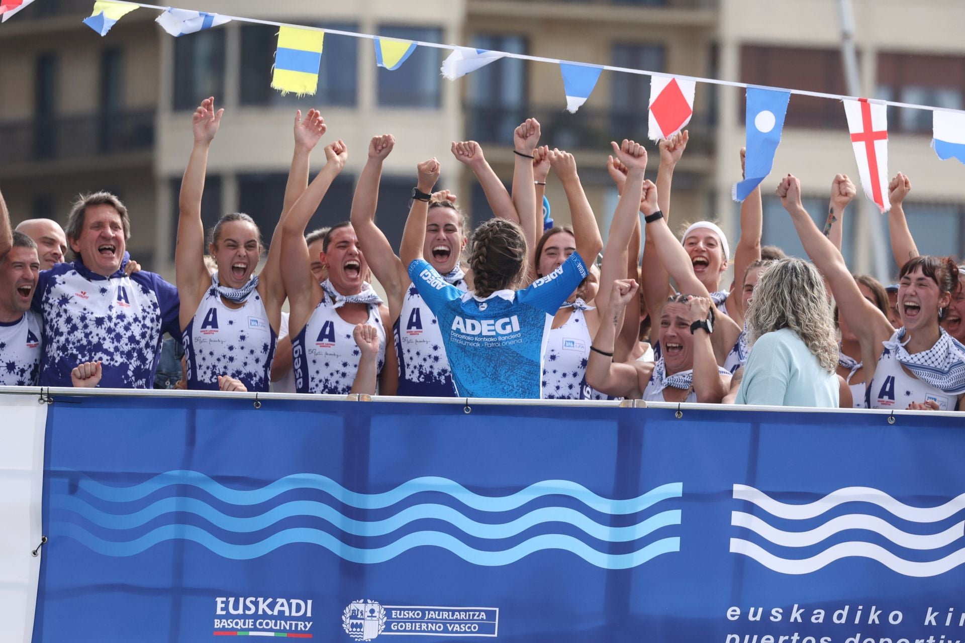 La celebración de Arraun Lagunak, en imágenes