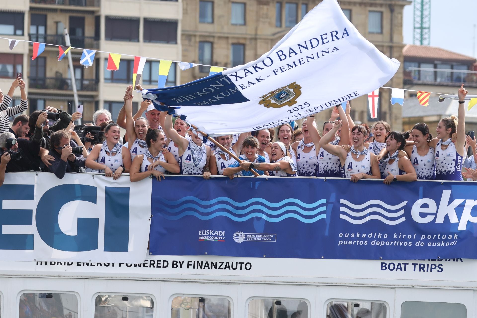 La celebración de Arraun Lagunak, en imágenes