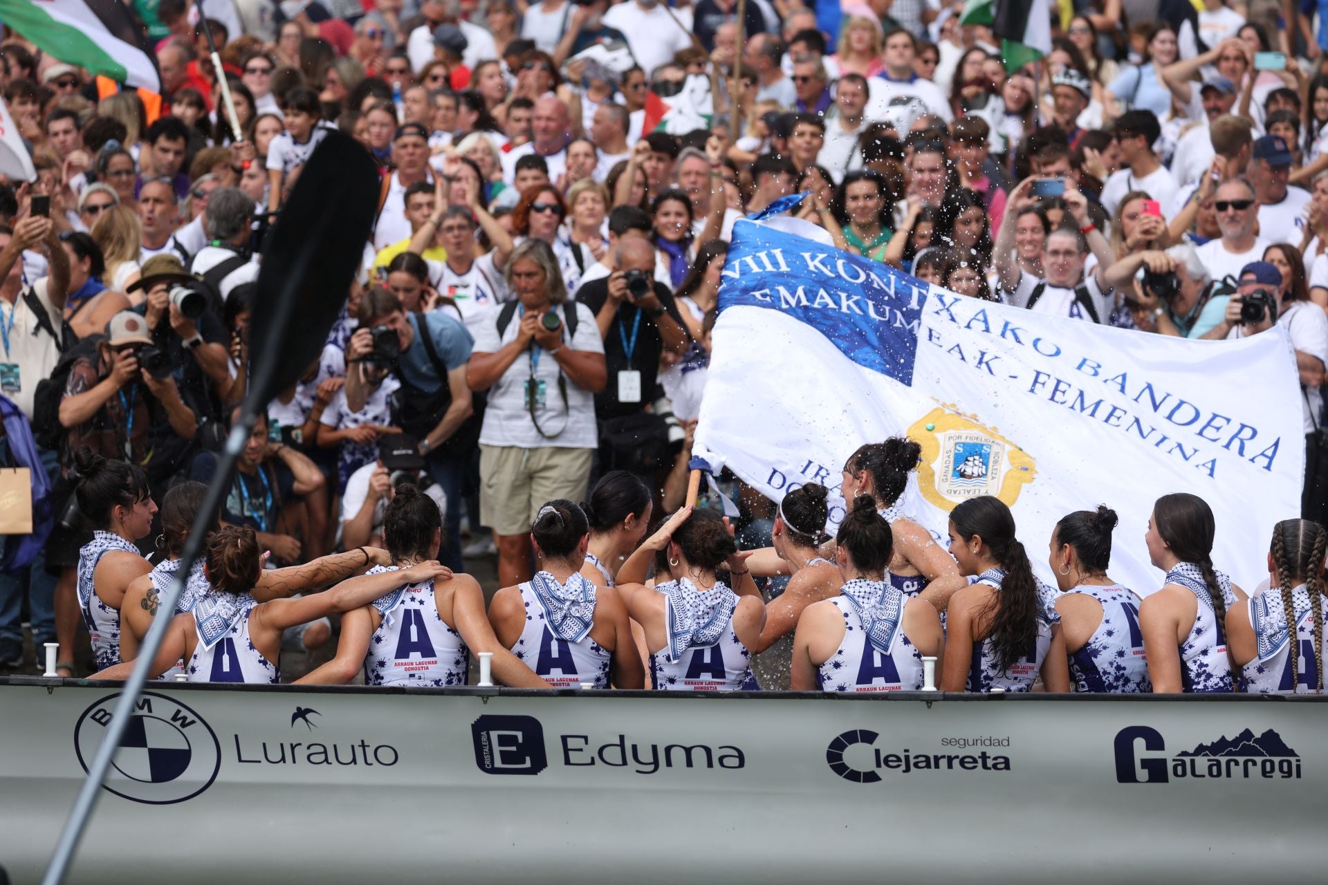 La celebración de Arraun Lagunak, en imágenes