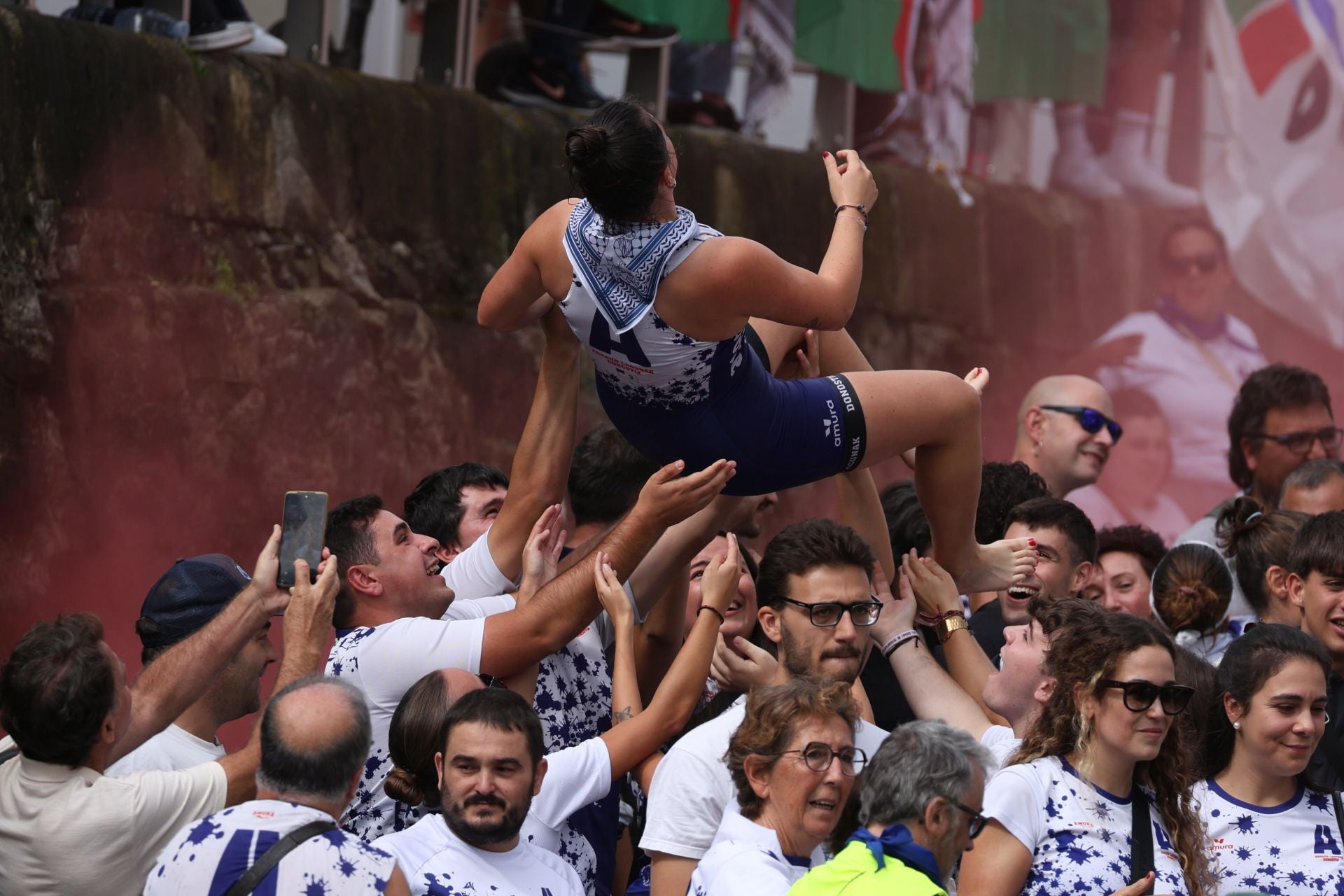 La celebración de Arraun Lagunak, en imágenes