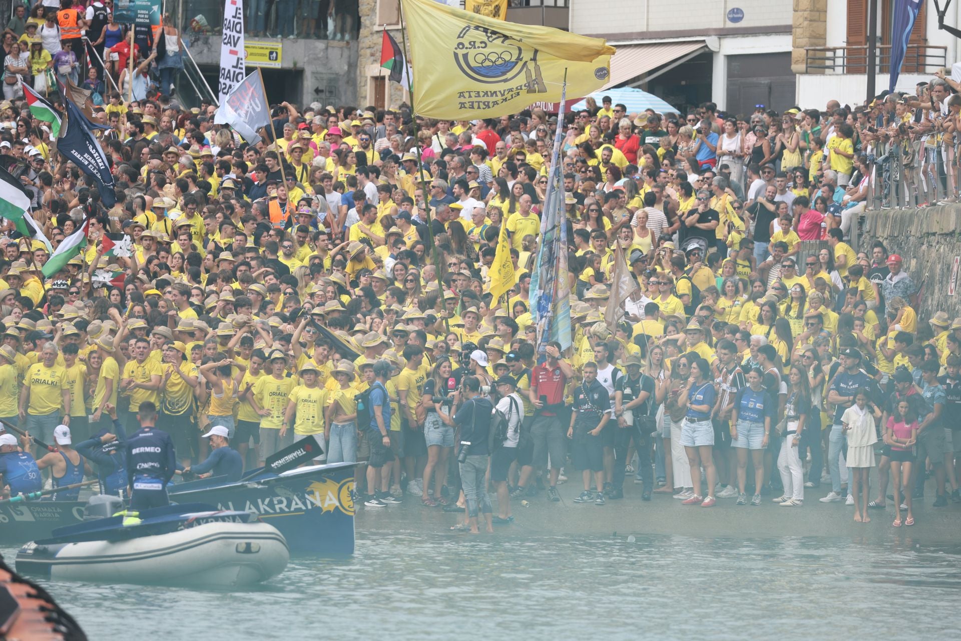 Orio celebra por todo lo alto su Bandera de La Concha número 33