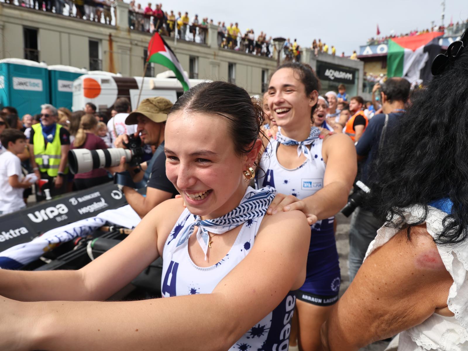 La celebración de Arraun Lagunak, en imágenes