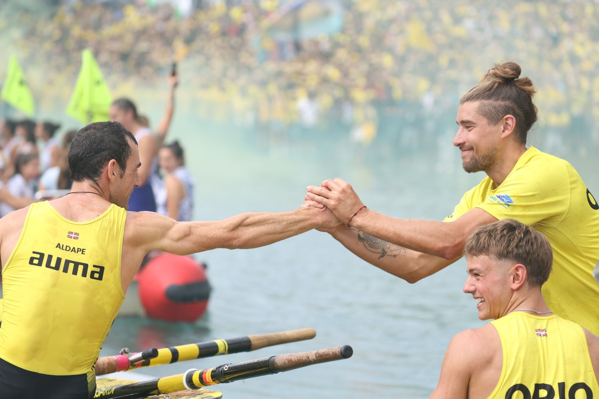 Orio celebra por todo lo alto su Bandera de La Concha número 33