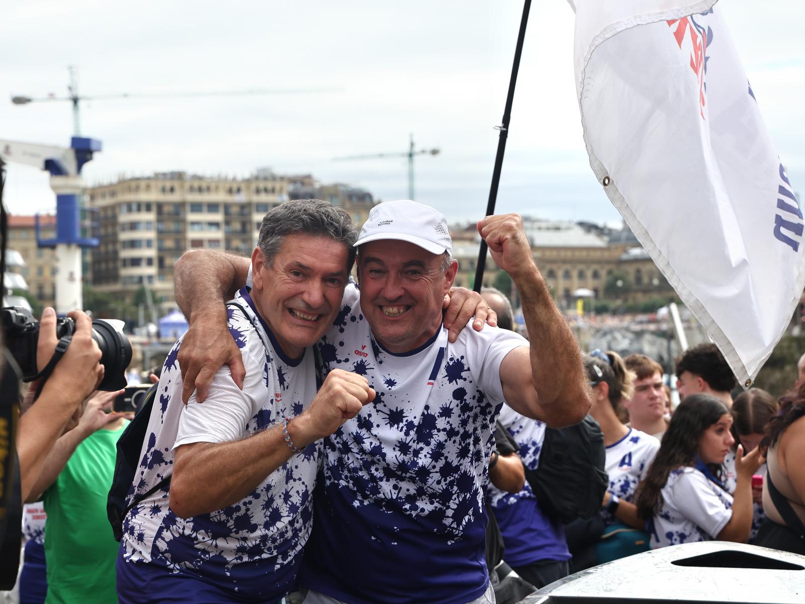 La celebración de Arraun Lagunak, en imágenes