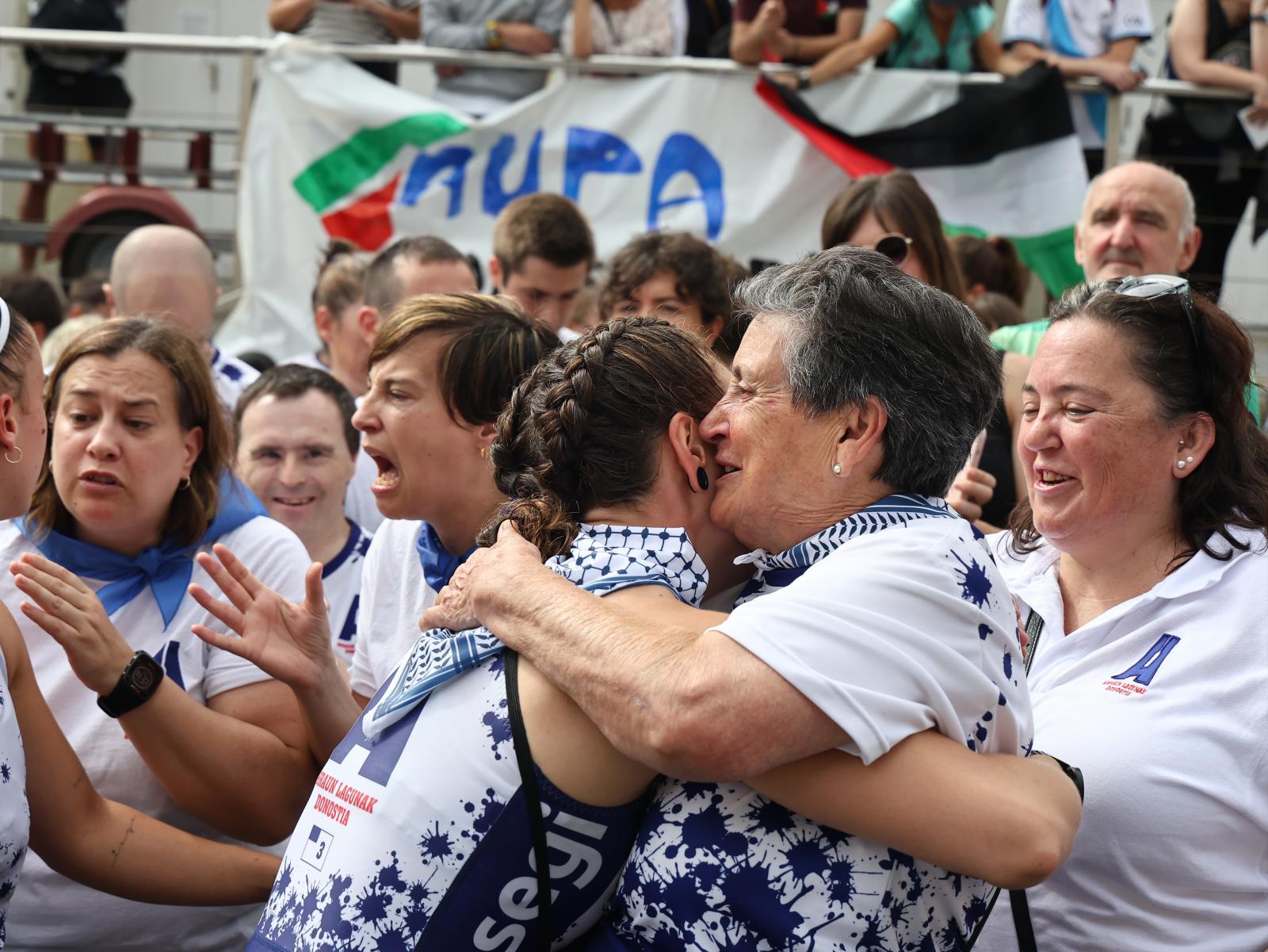 La celebración de Arraun Lagunak, en imágenes