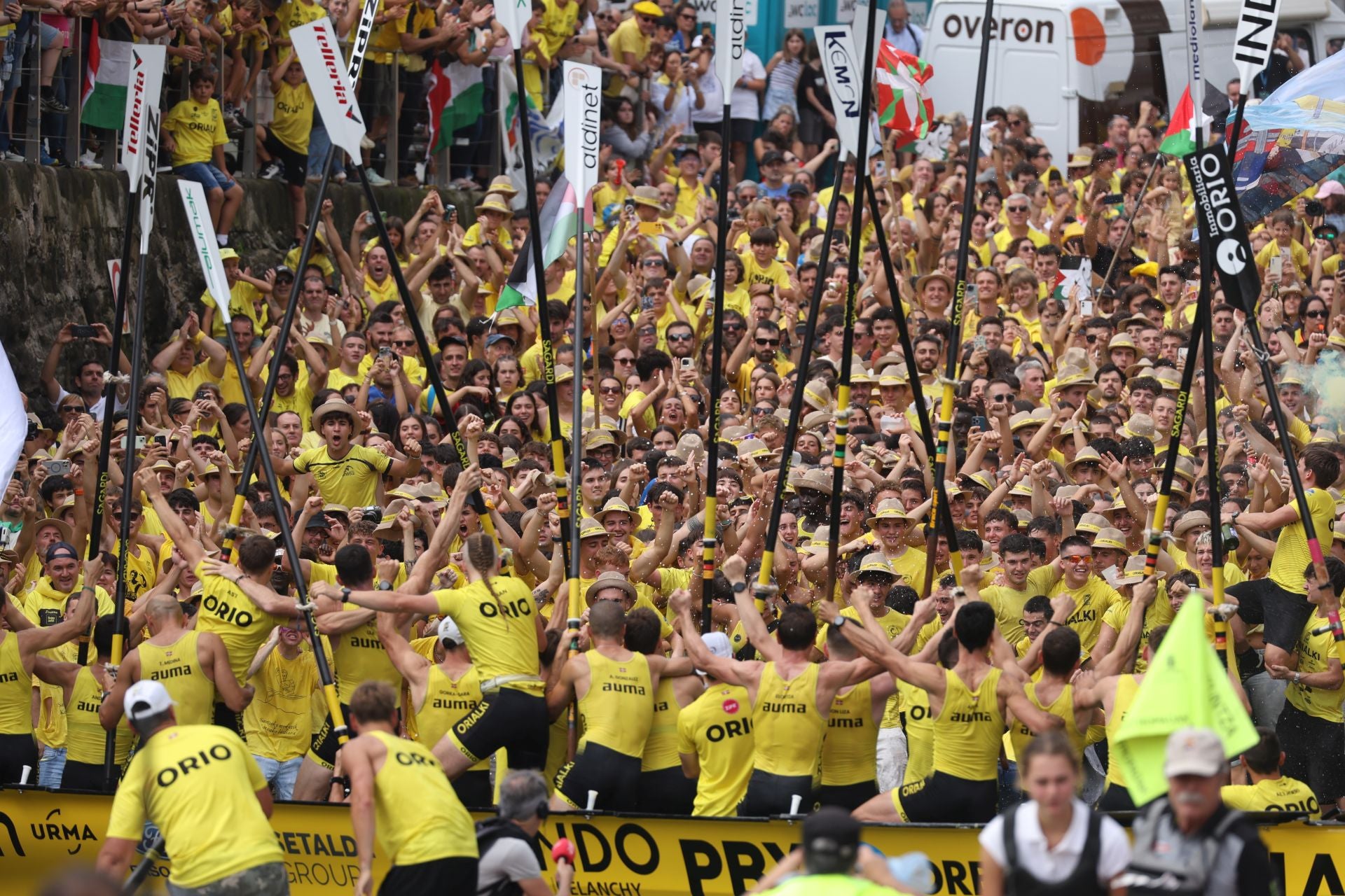 Orio celebra por todo lo alto su Bandera de La Concha número 33