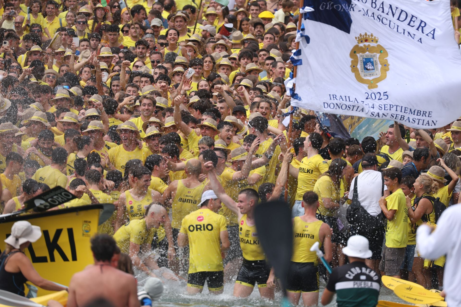 Orio celebra por todo lo alto su Bandera de La Concha número 33