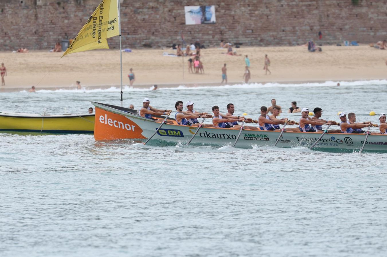 Las imágenes de la regata masculina
