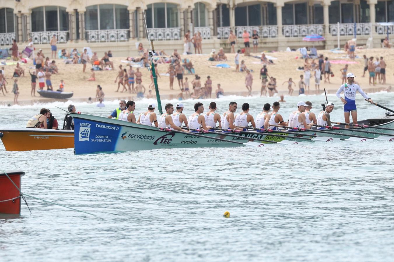 Las imágenes de la regata masculina