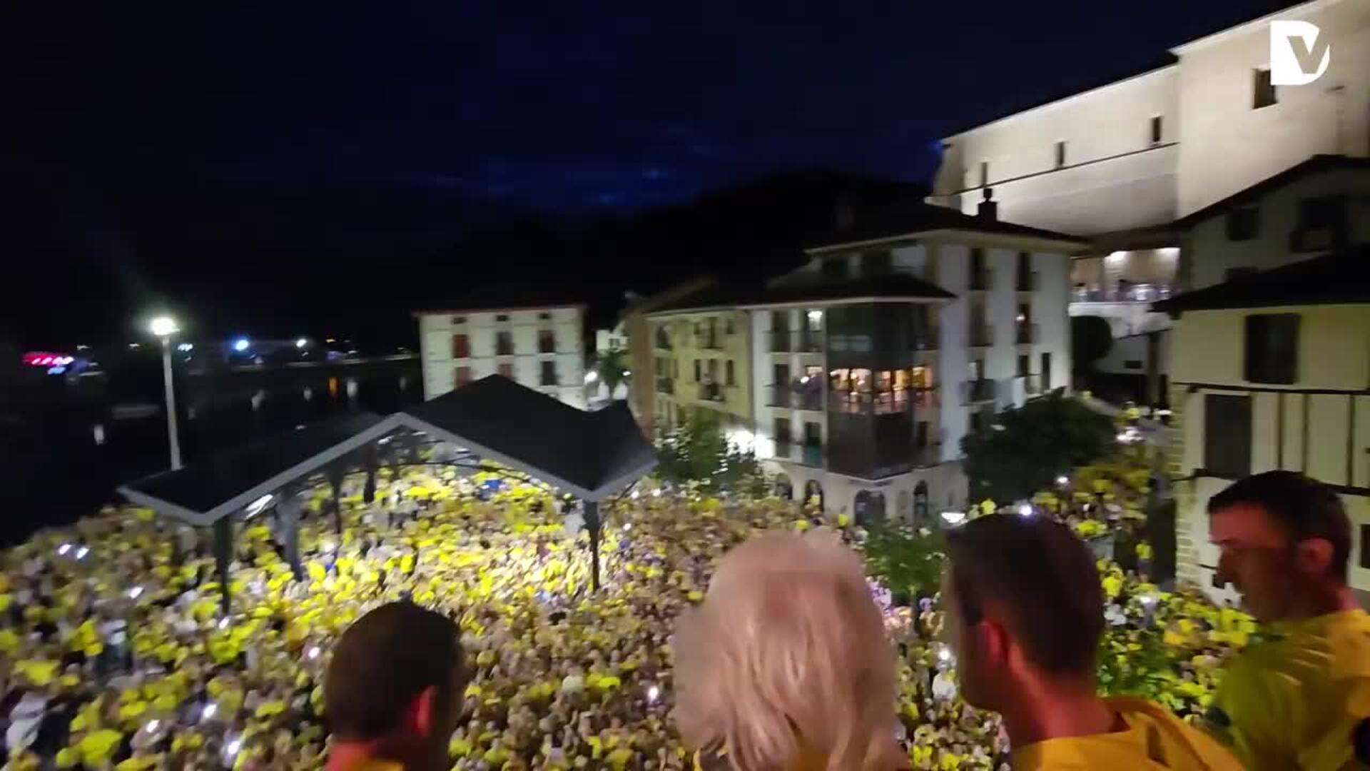 Orio celebra su éxito en la Bandera de La Concha