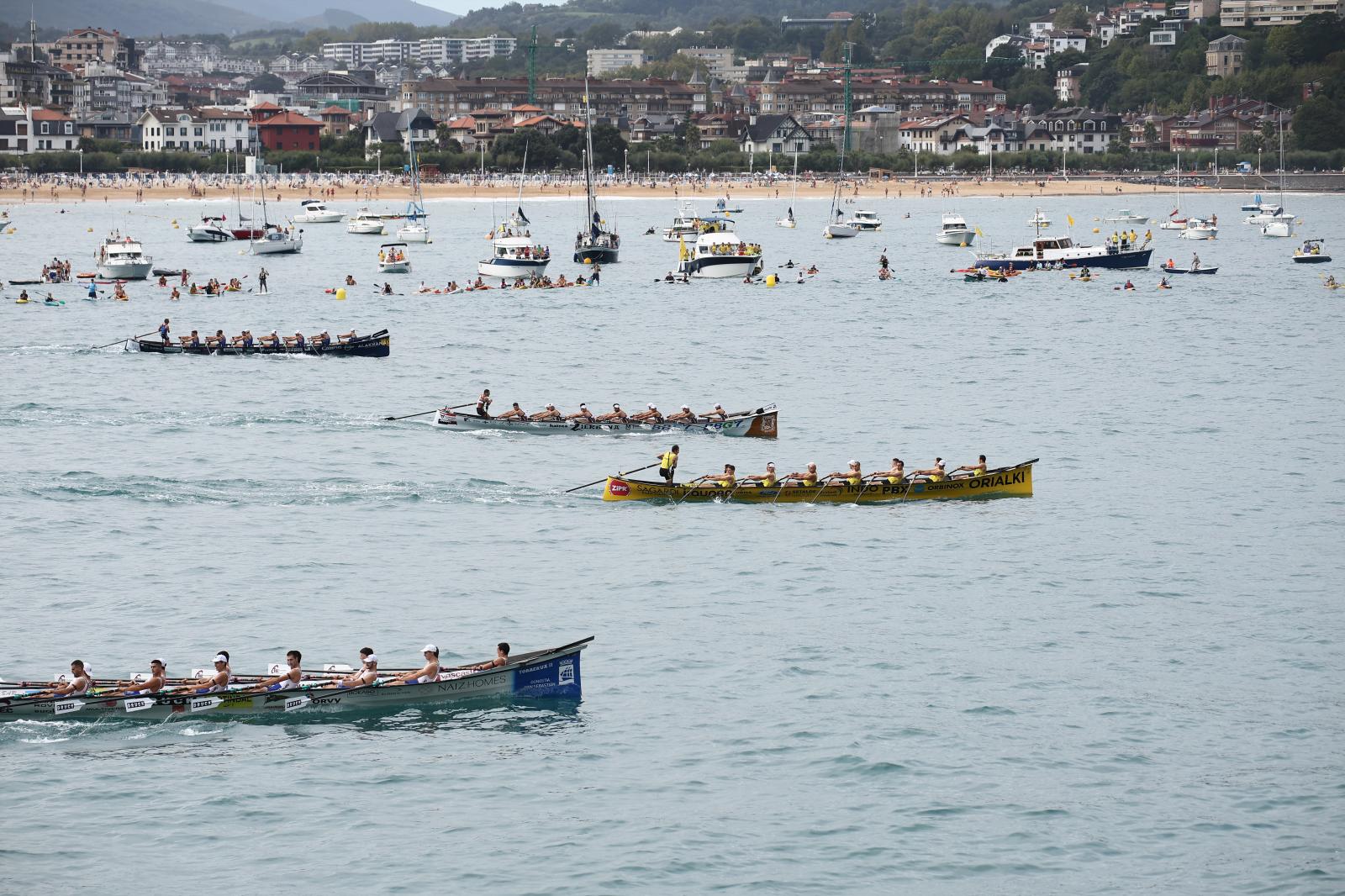 Las imágenes de la regata masculina