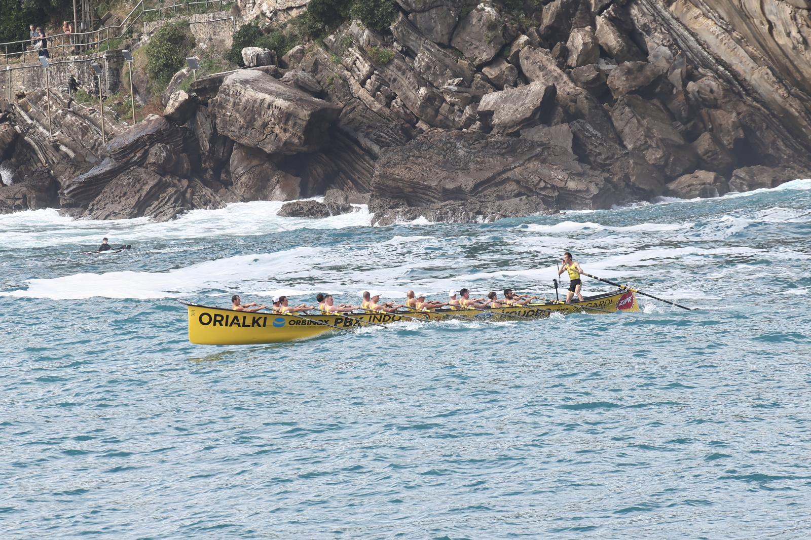 Las imágenes de la regata masculina
