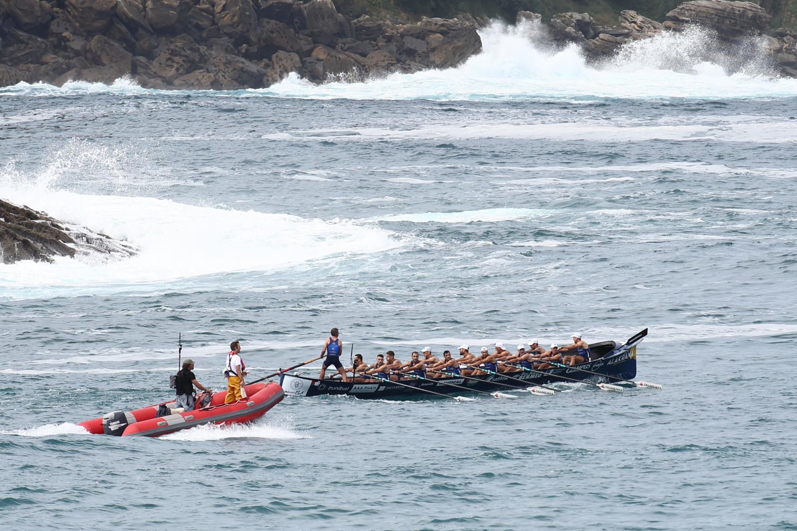 Las imágenes de la regata masculina