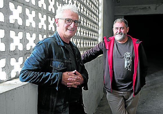 Asier Altuna eta Temo Esnal zuzendariak.