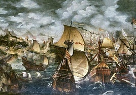 La ´Armada Invencible´ en un óleo atribuido al pintor inglés Nicholas Hilliard