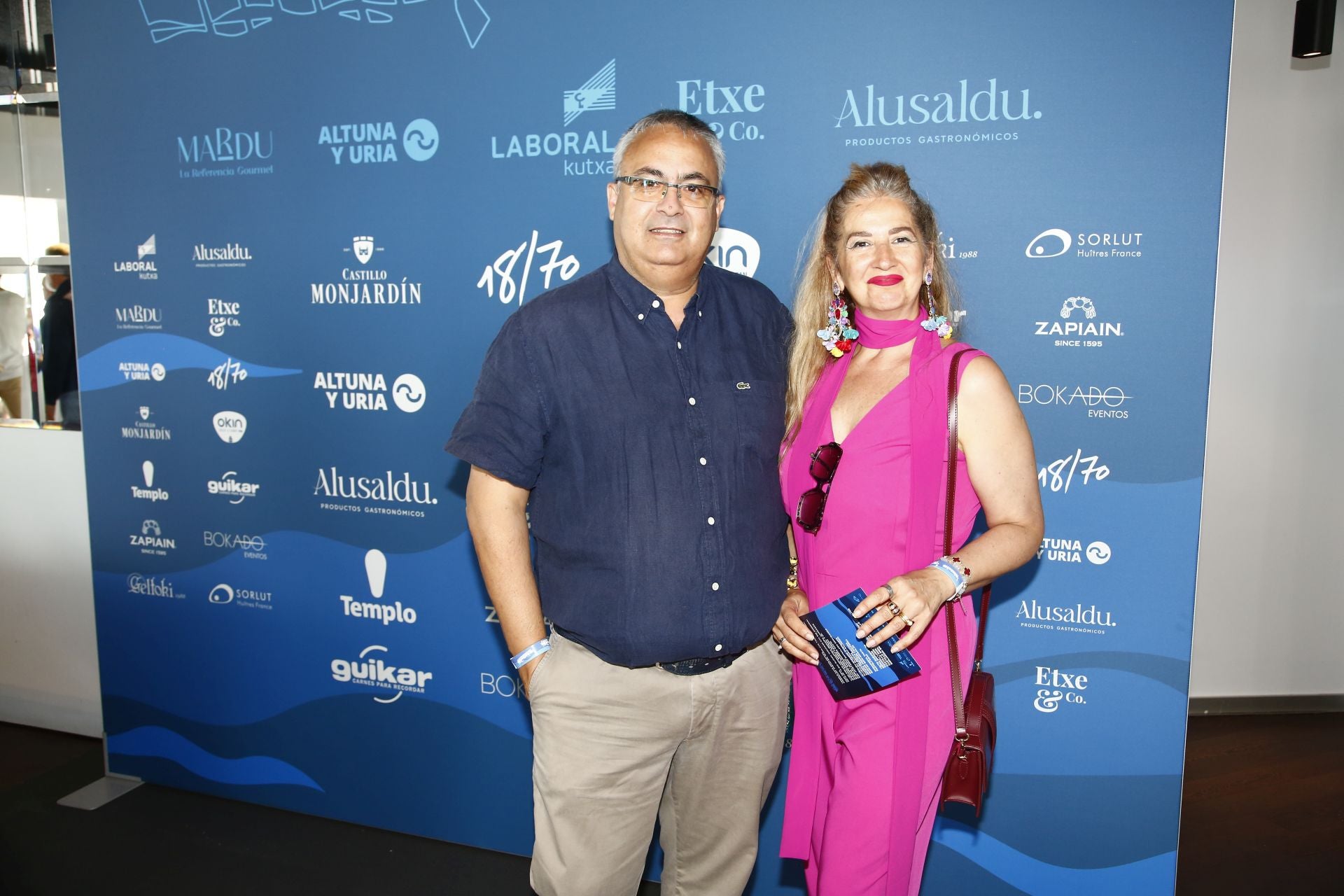 Photocall de la fiesta de DV para disfrutar de la Bandera de La Concha