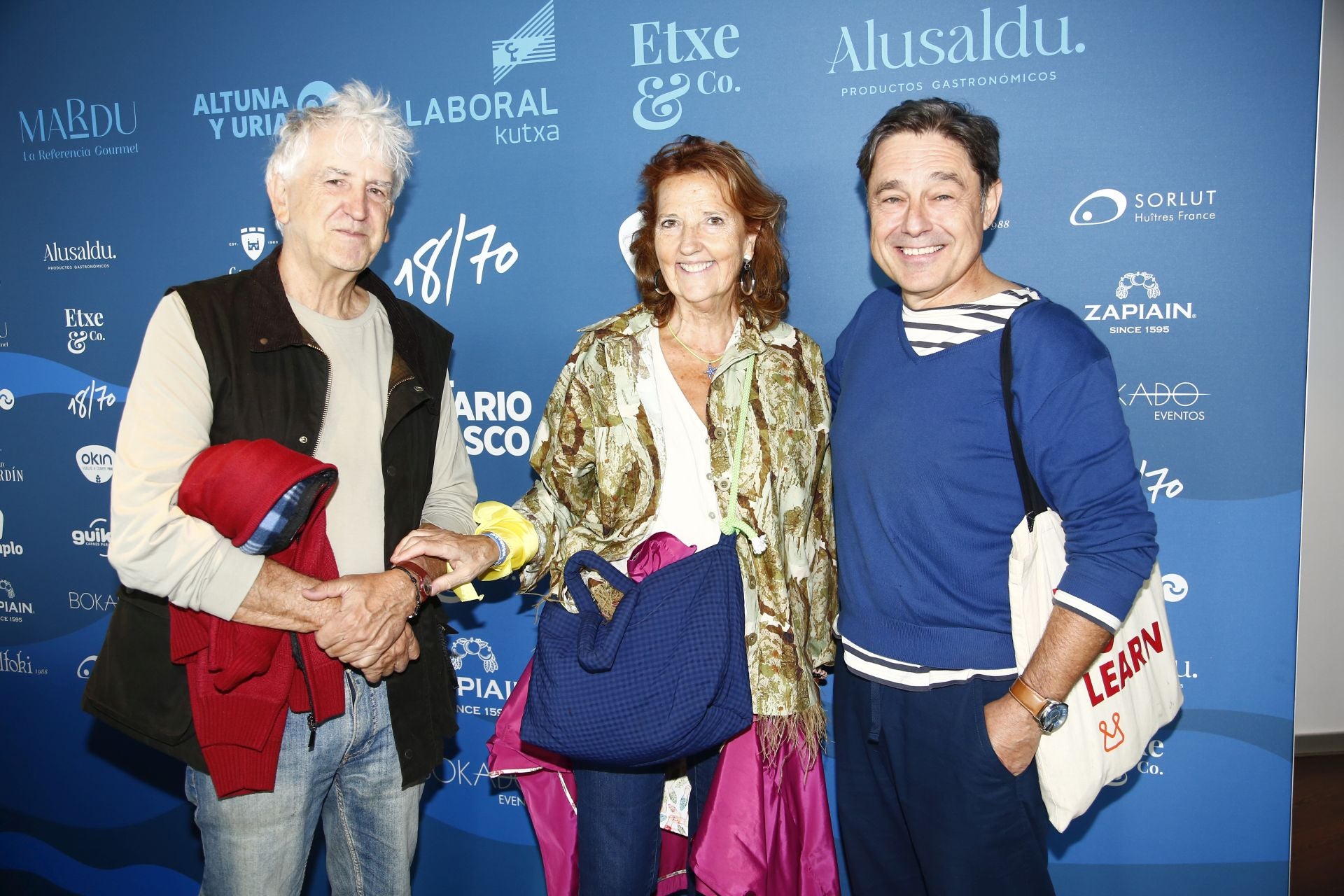 Photocall de la fiesta de DV para disfrutar de la Bandera de La Concha