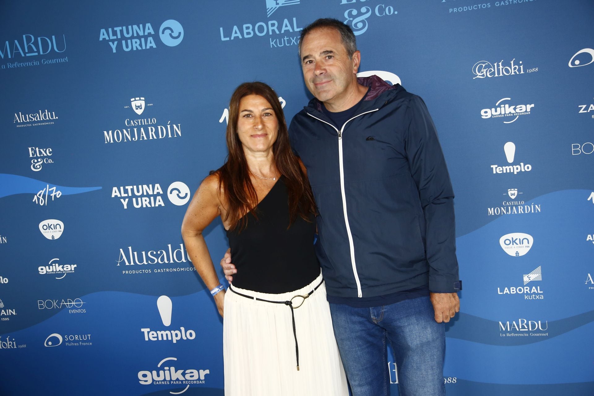 Photocall de la fiesta de DV para disfrutar de la Bandera de La Concha