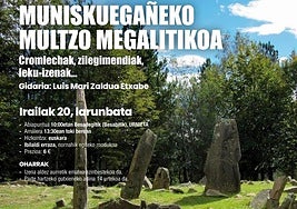 Zilegimendian barrena cromlech eta dolmenak ezagutzeko txangoa