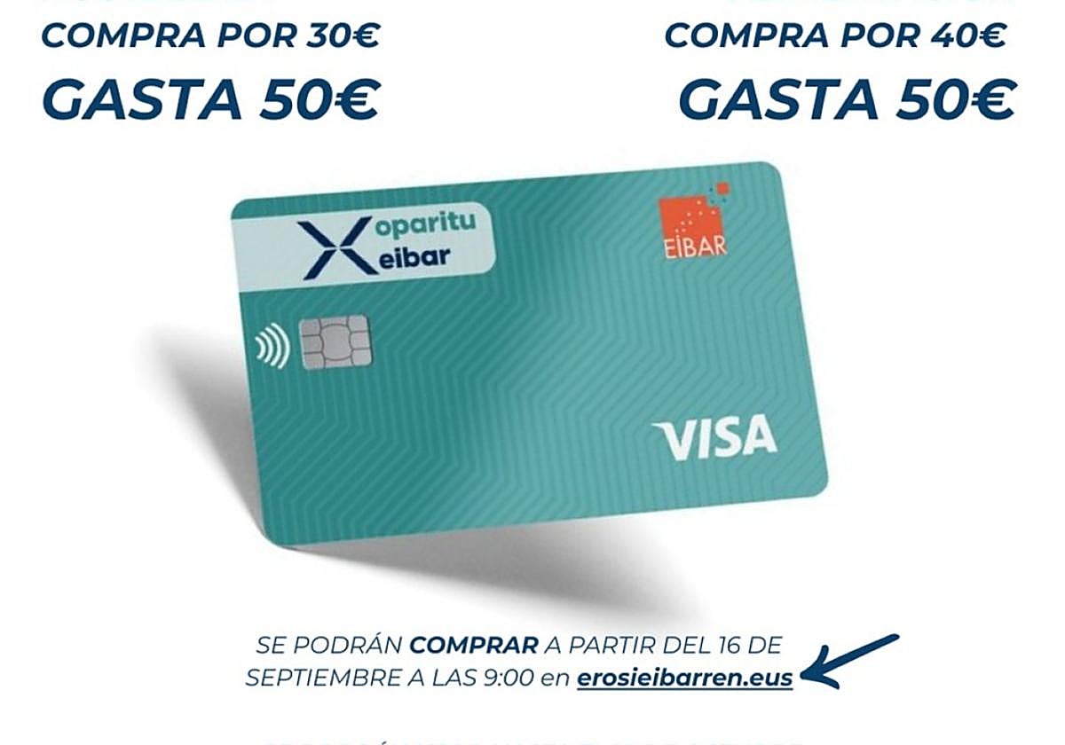 Los bonos tarjeta permiten adquirir productos de alimentación y de hostelería en establecimientos locales.