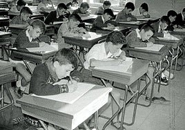 Esforzados estudiantes.