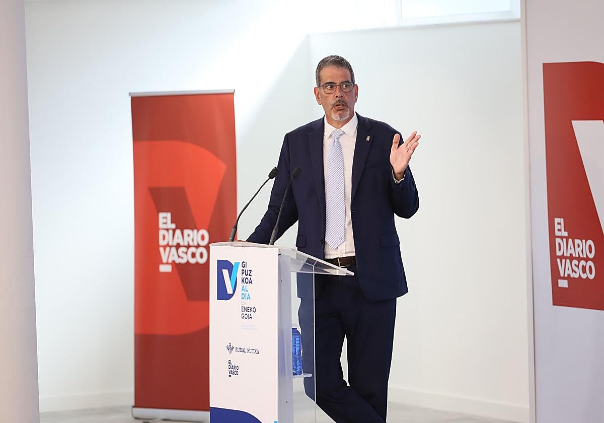 Eneko Goia, en el foro 'Gipuzkoa al día' en DV Gunea.