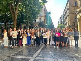 Organizadores y agentes participantes en las Jornadas Europeas del Patrimonio, este miércoles durante la presentación de la cita.