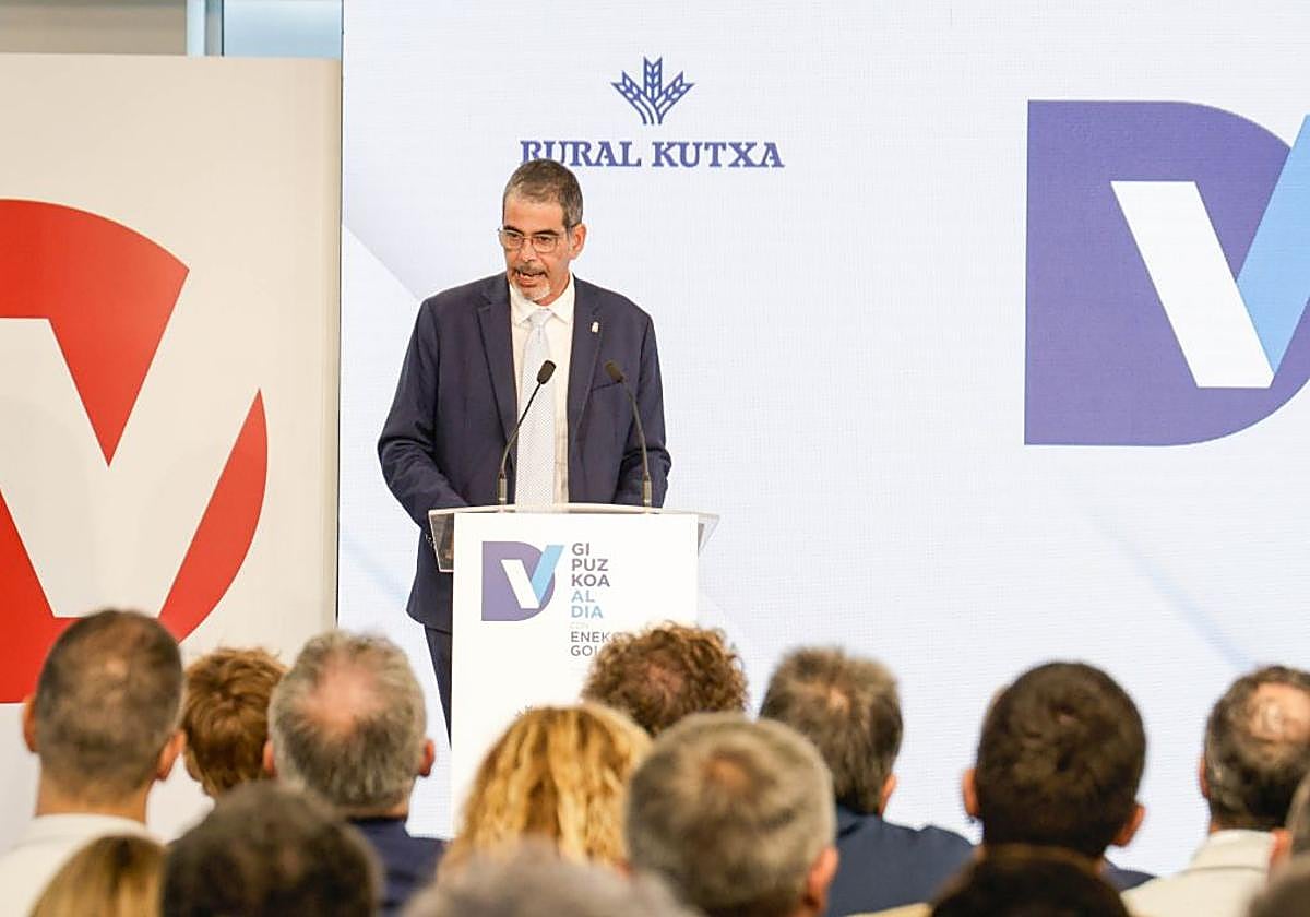 Eneko Goia, durante su intervención en el foro.