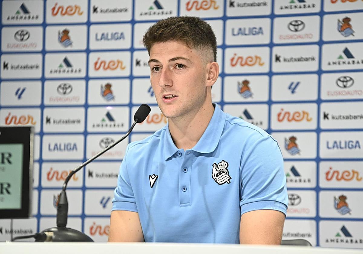 Peru Rodriguez en la rueda de prensa de este miércoles.