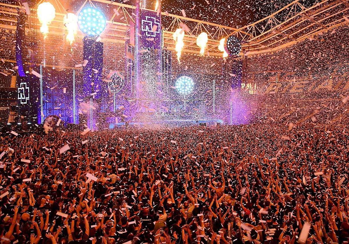 Conciertos como el de Rammstein en Anoeta animaron el gasto en ocio, espectáculos y cultura de los guipuzcoanos el año pasado.