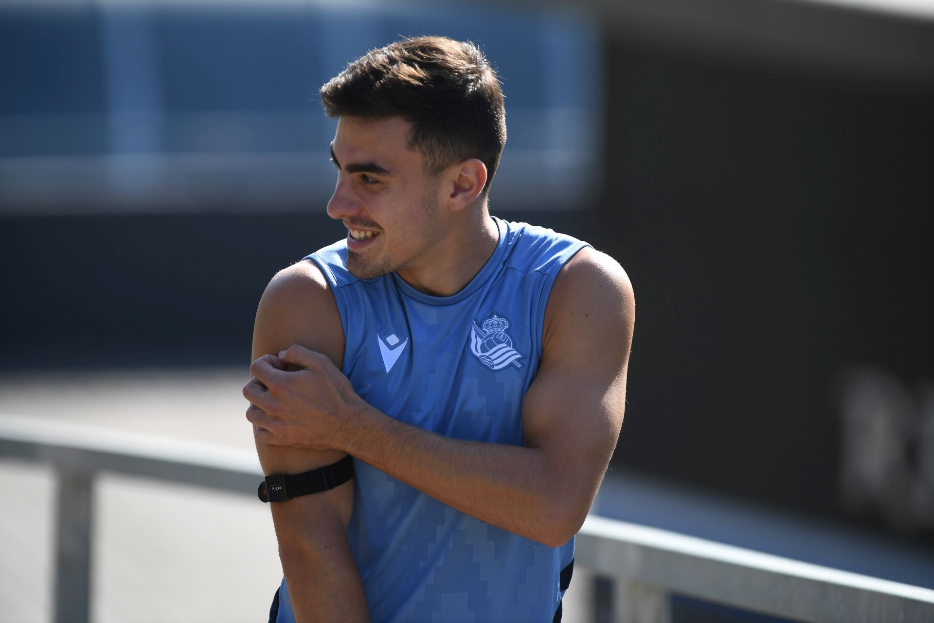 Caluroso último entrenamiento en Zubieta