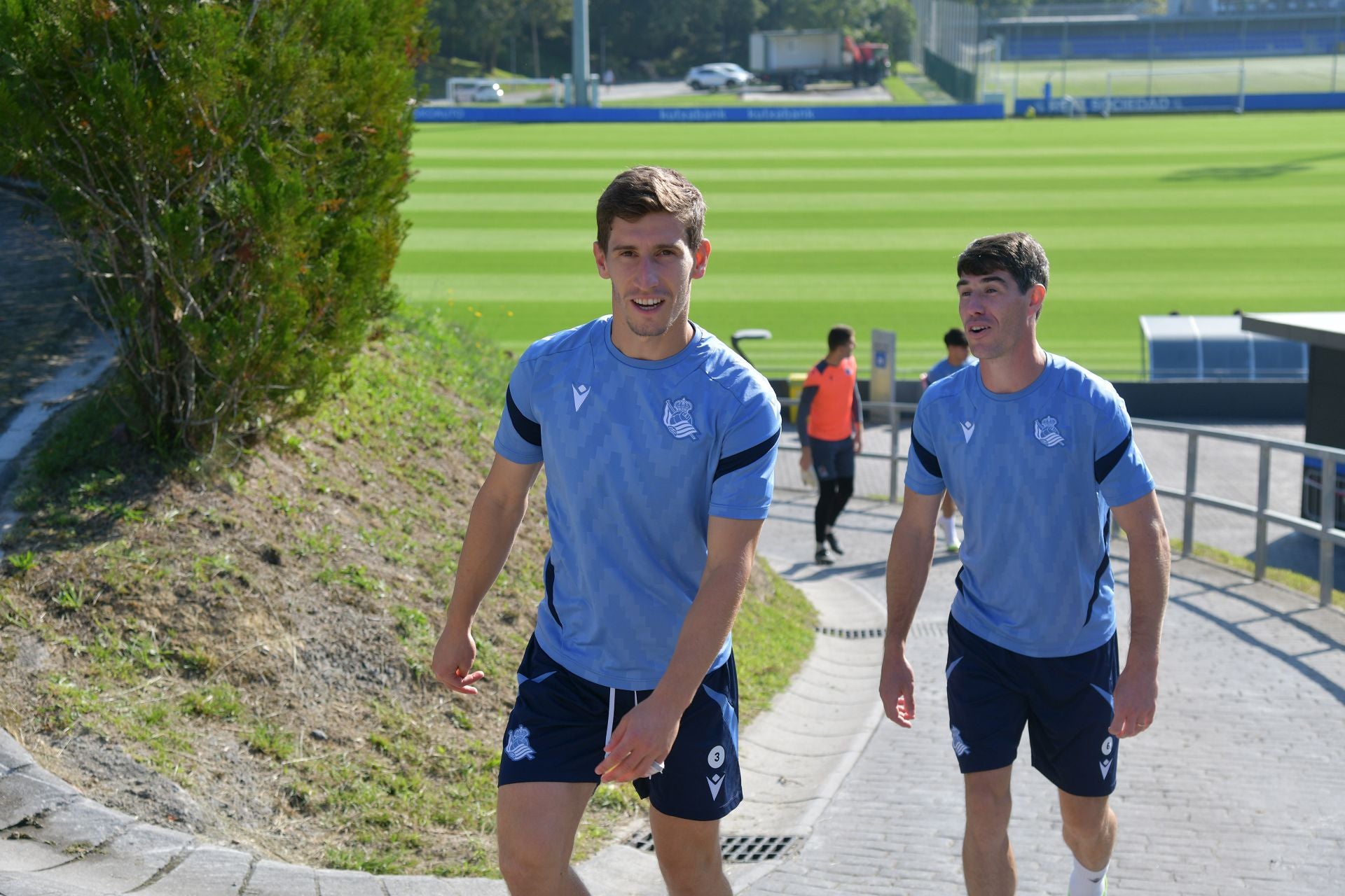 Caluroso último entrenamiento en Zubieta