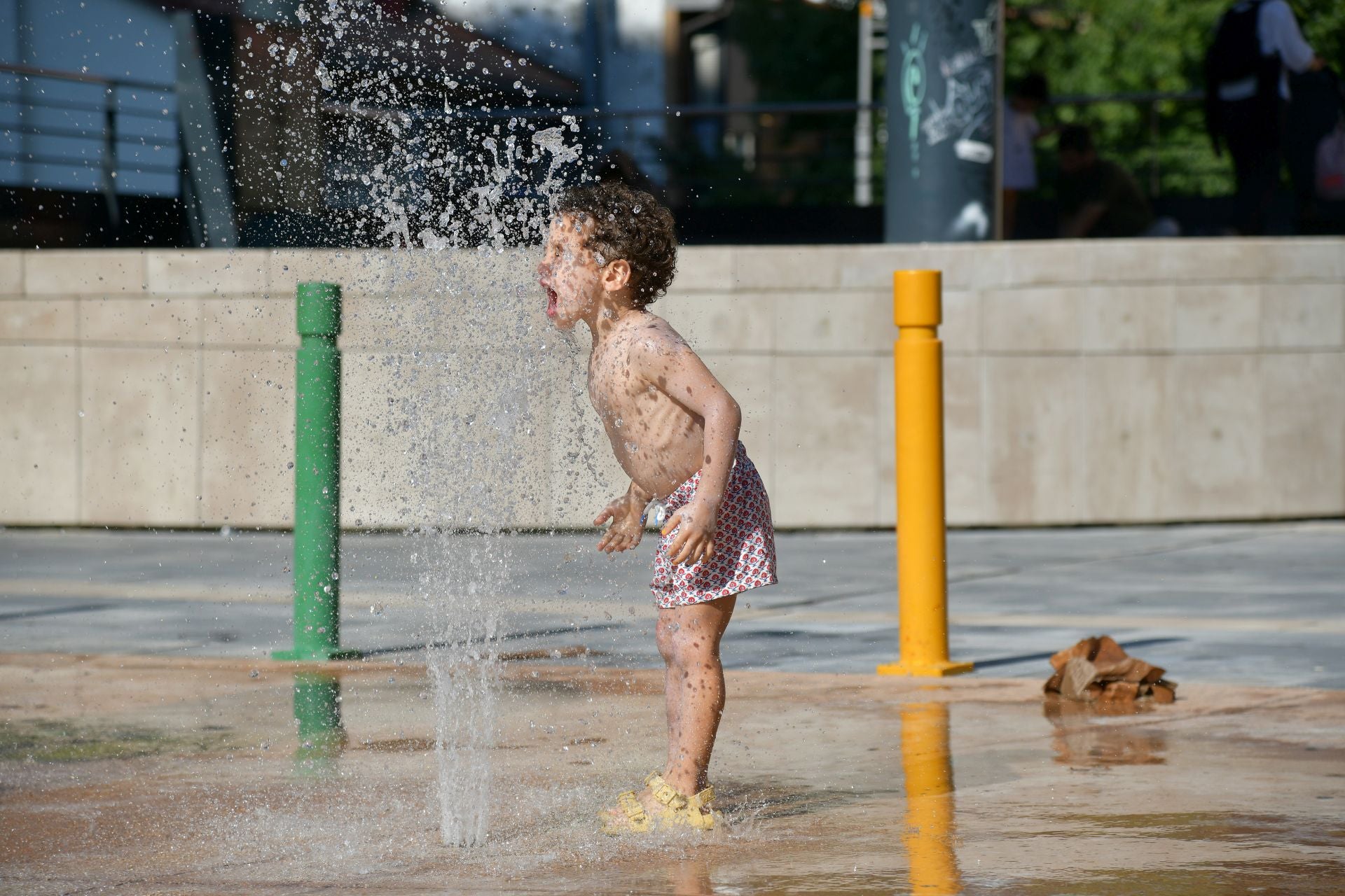 Jornada sofocante en el interior de Gipuzkoa