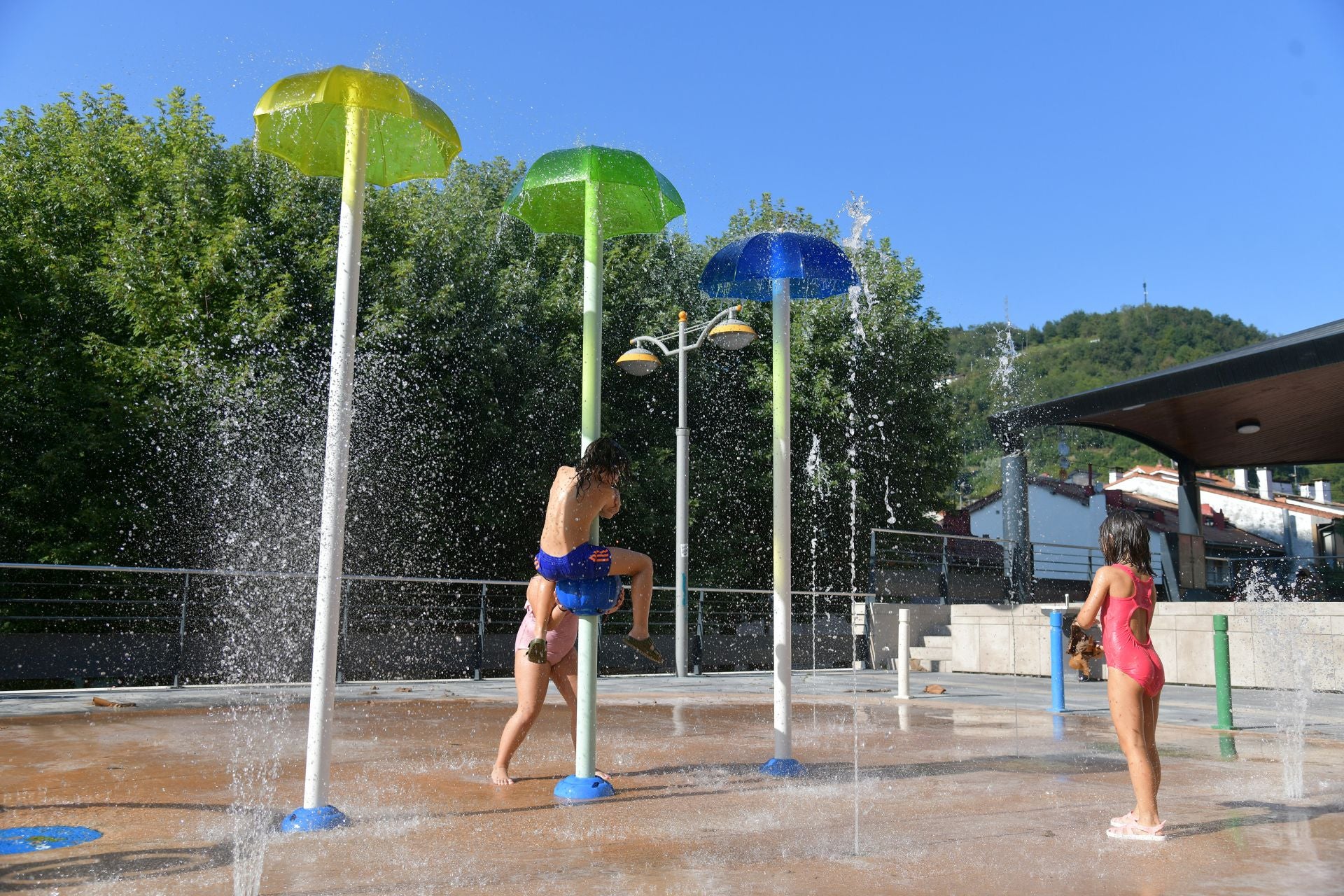 Jornada sofocante en el interior de Gipuzkoa