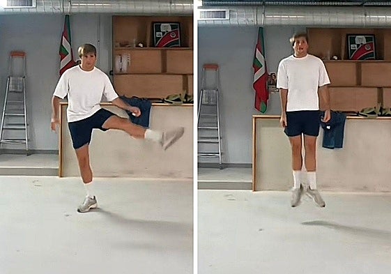 El reto de un joven en París: «Tengo que aprender a bailar un baile vasco en dos semanas»